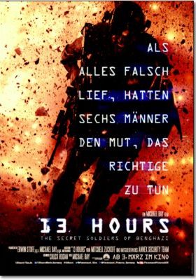 Filmposter '13 Hours: The Secret Soldiers of Benghazi'