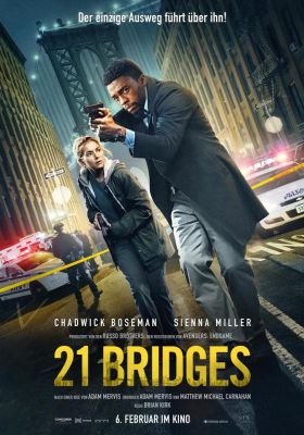 Filmposter '21 Bridges'